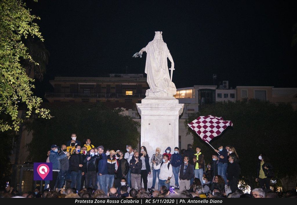 Protesta Zona Rossa Calabria