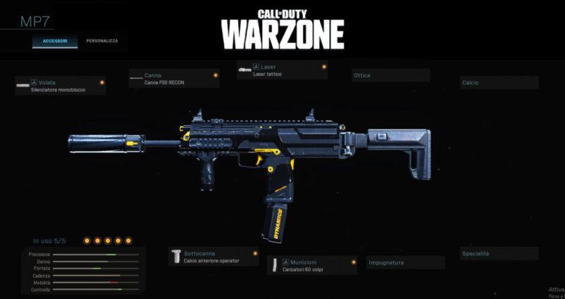 Warzone Miglior Setup MP7 Battle Royale Cod