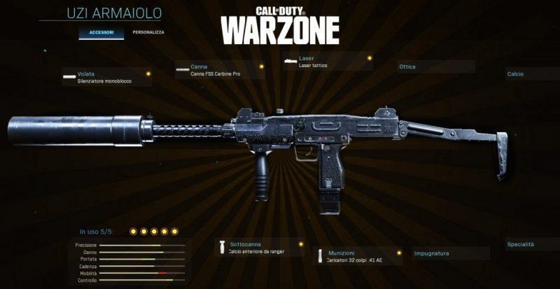 Warzone miglior setup Uzi Battle Royale CoD