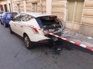 Incendio Auto Reggio Calabria