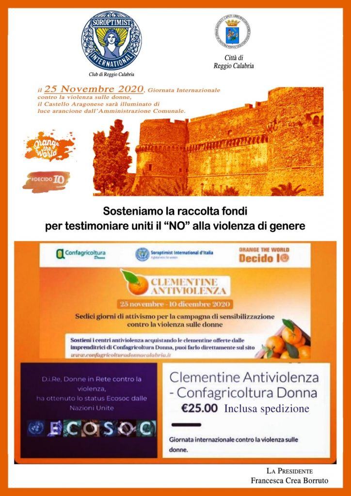 Locandina 25novembre Giornata Internazionale Contro Violenza