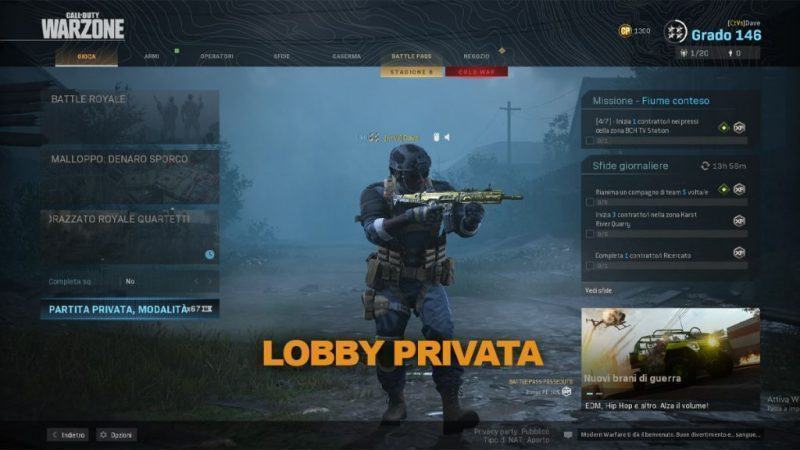 Warzone Come Creare Partita Privata Battle Royale Malloppo Cod Modern Warfare