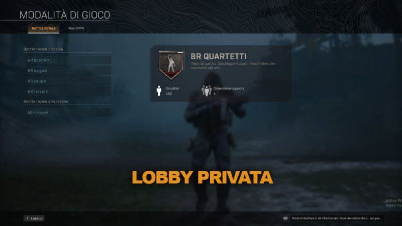 Warzone Come Creare Party Privato Battle Royale Malloppo Cod Modern Warfare