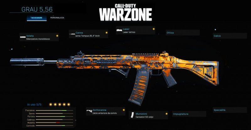 Warzone Miglior Setup Grau 5,56 Battle Royale