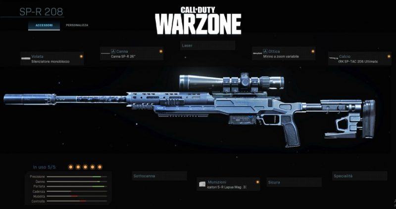 Warzone Miglior Setup SP-R 208 Battle Royale Cod