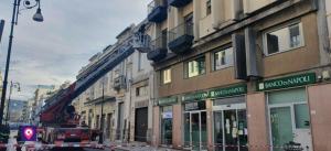 Caduta Cornicioni Corso Garibaldi 3