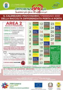 Avr Febbraio CALENDARIO 2021 AREA 2