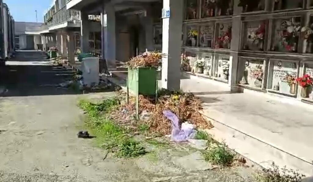 Rifiuti Cimitero Modena 1
