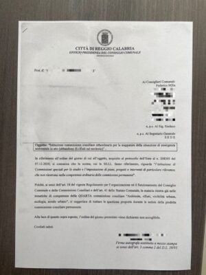 Rigetto Proposta Commissione