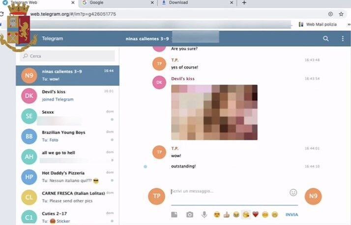 Pedopornografia Polizia Postale