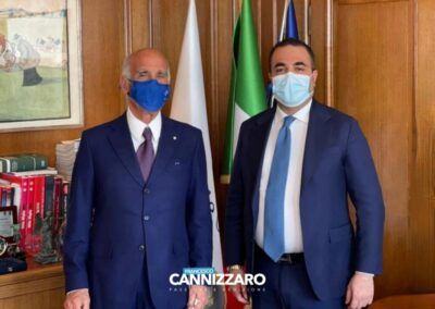 Onorevole Francesco Cannizzaro Presidente ACI Angelo Sticchi Damiani