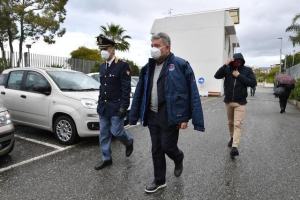 Presidente Spirlì Visita Centro Vaccini Reggio Calabria 3