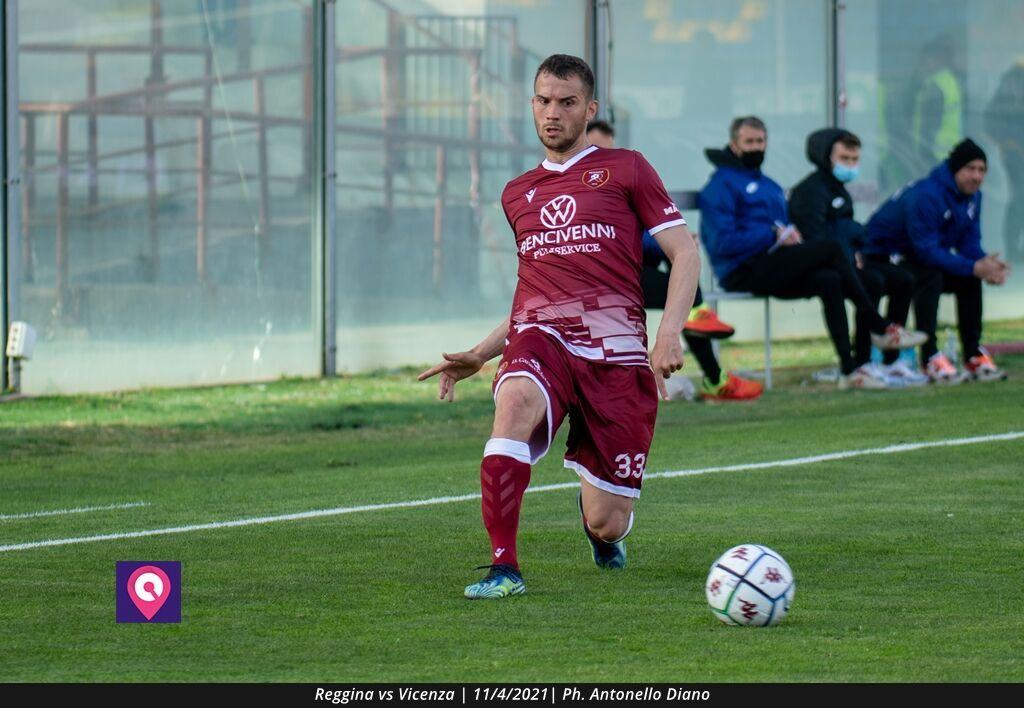 Reggina Lakicevic azione