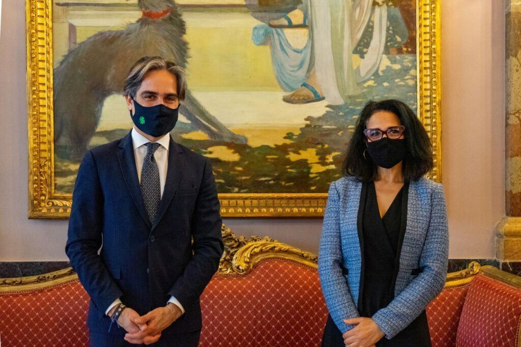 Sindaco Giuseppe Falcomatà Console Di Tunisia Per Il Sud Italia Beya Ben 1