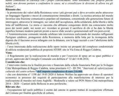 Delibera 7 Apr 2021 Interventi Valorizzazione Centro Urbano Reggio Calabria