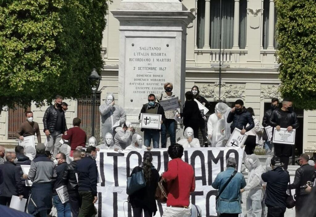 Protesta Imprenditori Liberi Uniti Reggio Calabria 10