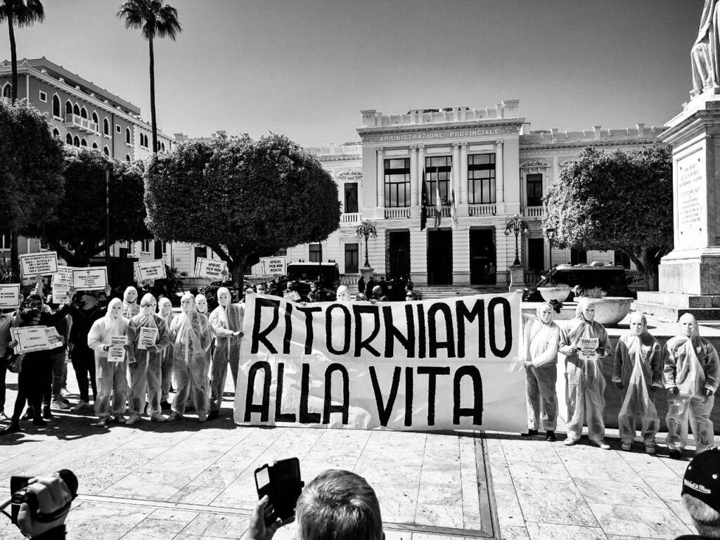 Protesta Imprenditori Liberi Uniti Reggio Calabria 2