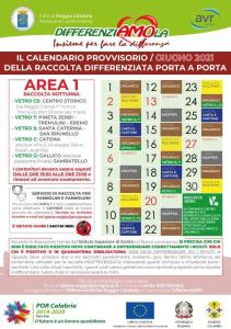 CALENDARIO GIUGNO 2021 AREA 1