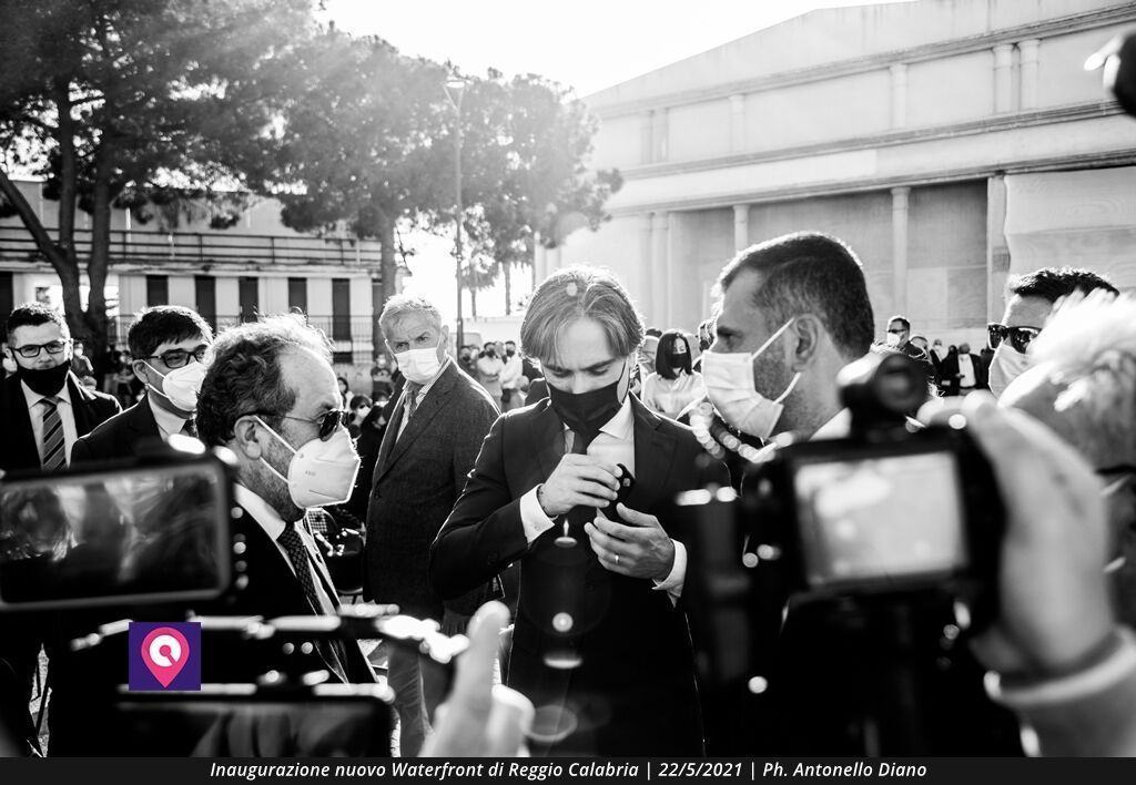 Emiliano, Falcomatà, Decaro Inaugurazione Waterfront Reggio Calabria