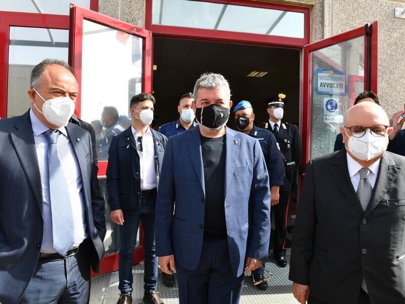 Inaugurazione Aula Bunker Lamezia Terme Gratteri Spirlì