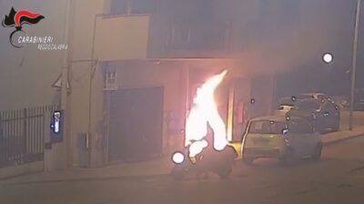 Incendio Tabaccaio Reggio Calabria