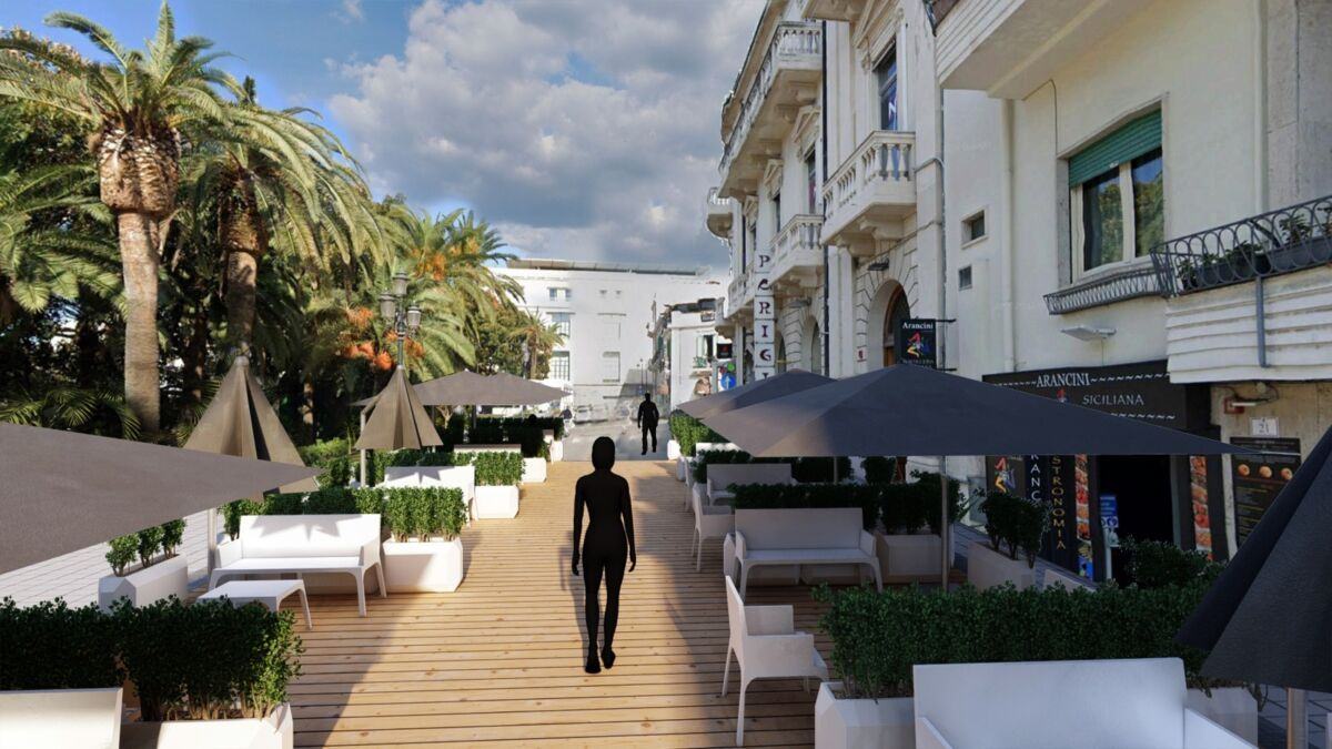 Isole Pedonali Via Marina Reggio Calabria (4)