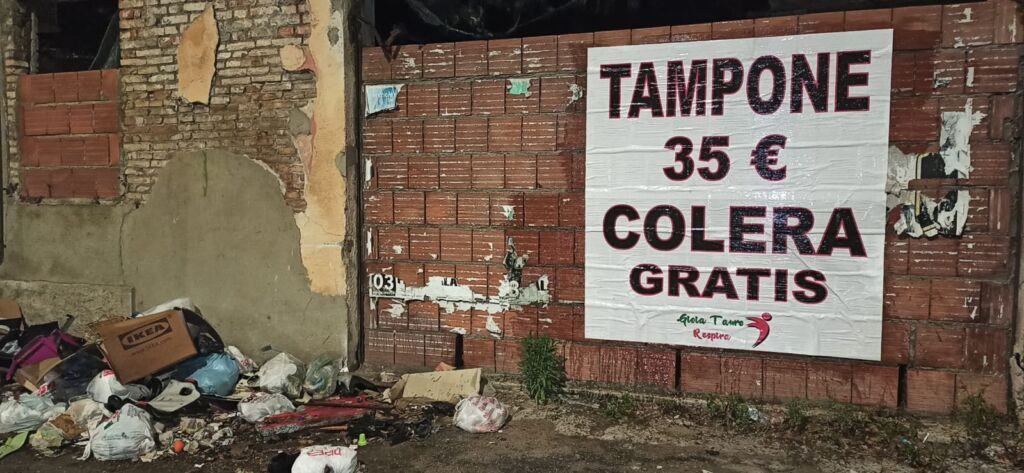 Manifesto Gioia Tauro Tampone Colera