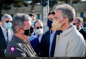 Nino Spirlì, Ninni Tramontana Inaugurazione Waterfront Reggio Calabria