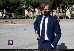 Sindaco Giuseppe Falcomatà Inaugurazione Waterfront Reggio Calabria 2