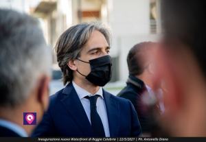 Sindaco Giuseppe Falcomatà Inaugurazione Waterfront Reggio Calabria 3