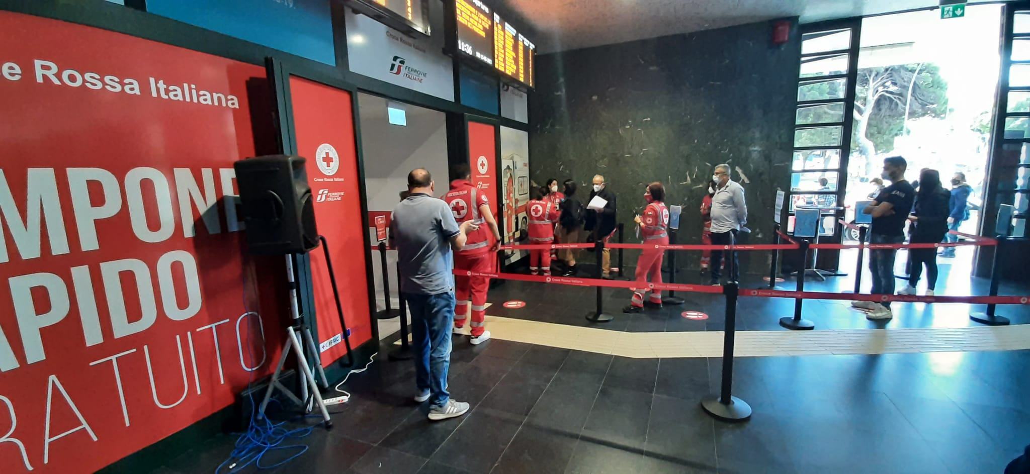 Tamponi CRI Stazione Centrale Reggio Calabria 1