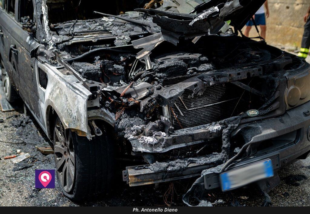 Incendio Auto Vigili Fuoco (5)