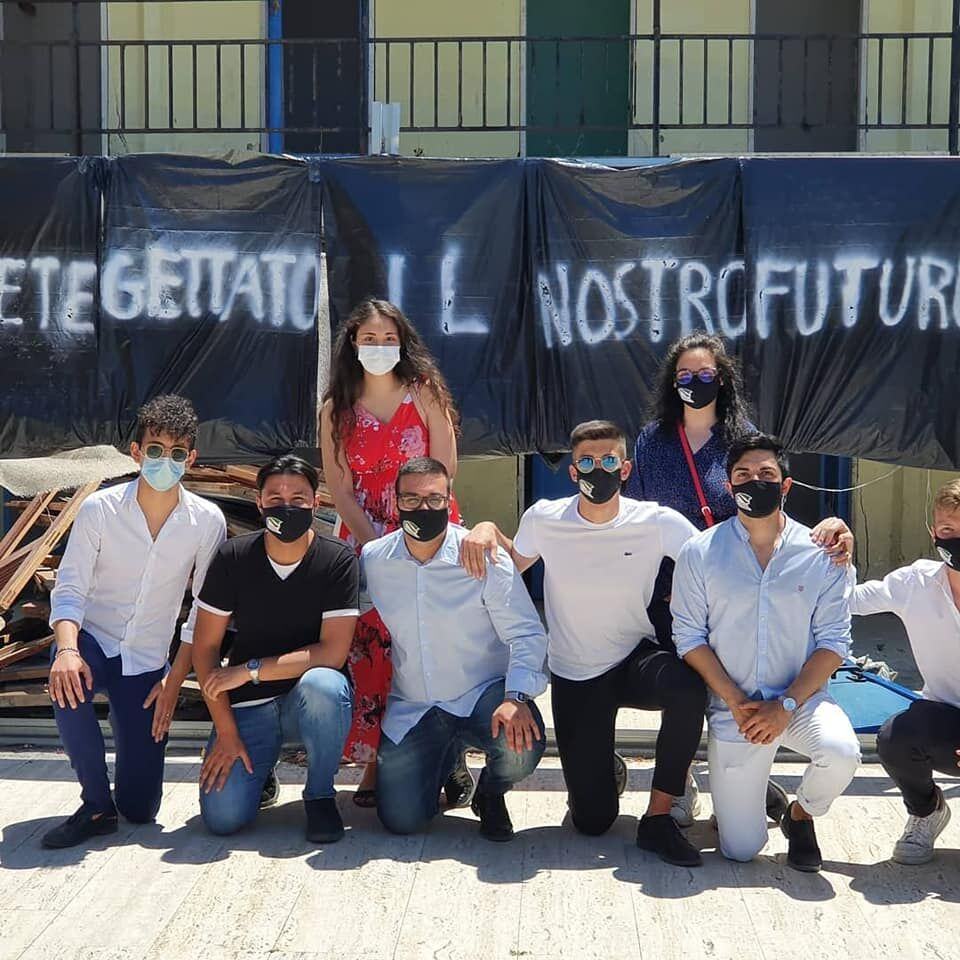 Protesta Lido Comunale Gioventu Nazionale Reggio Calabria 1