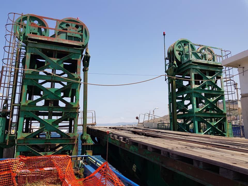 Vecchio Attracco Ferry Boat Porto Di Reggio Calabria