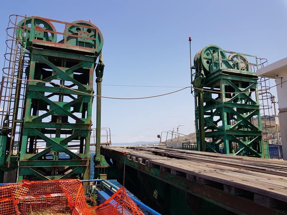 Vecchio Attracco Ferry Boat Porto Di Reggio Calabria
