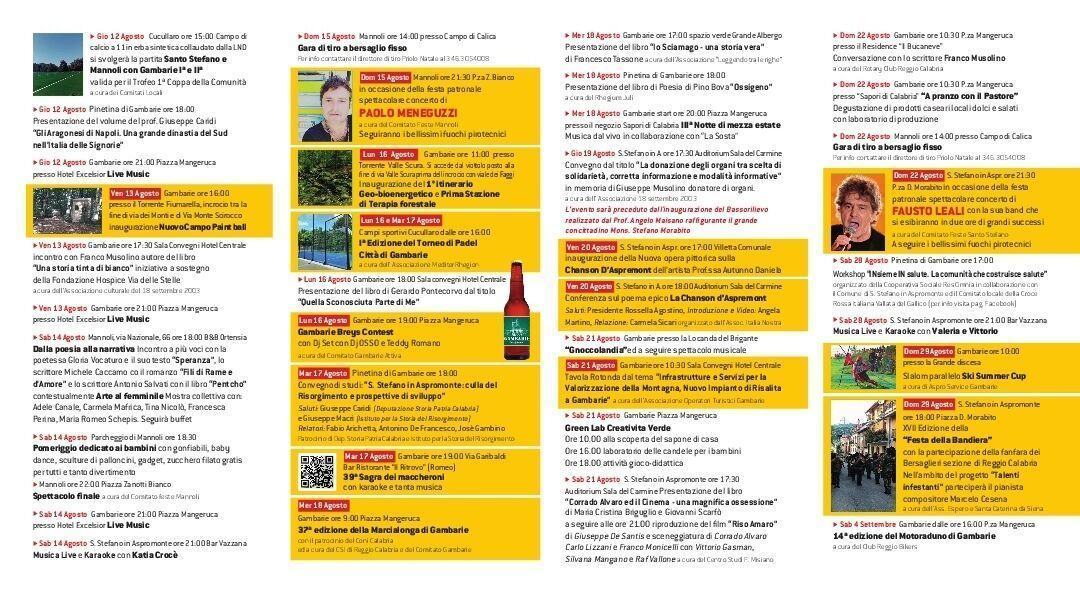 Calendario Estate 2021 Santo Stefano 1