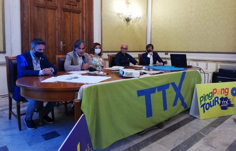Conferenza Stampa Tappa Del Ping Pong Tour 2021
