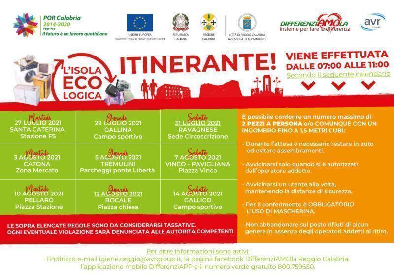 ISOLE ECOLOGICHE ITINERANTI