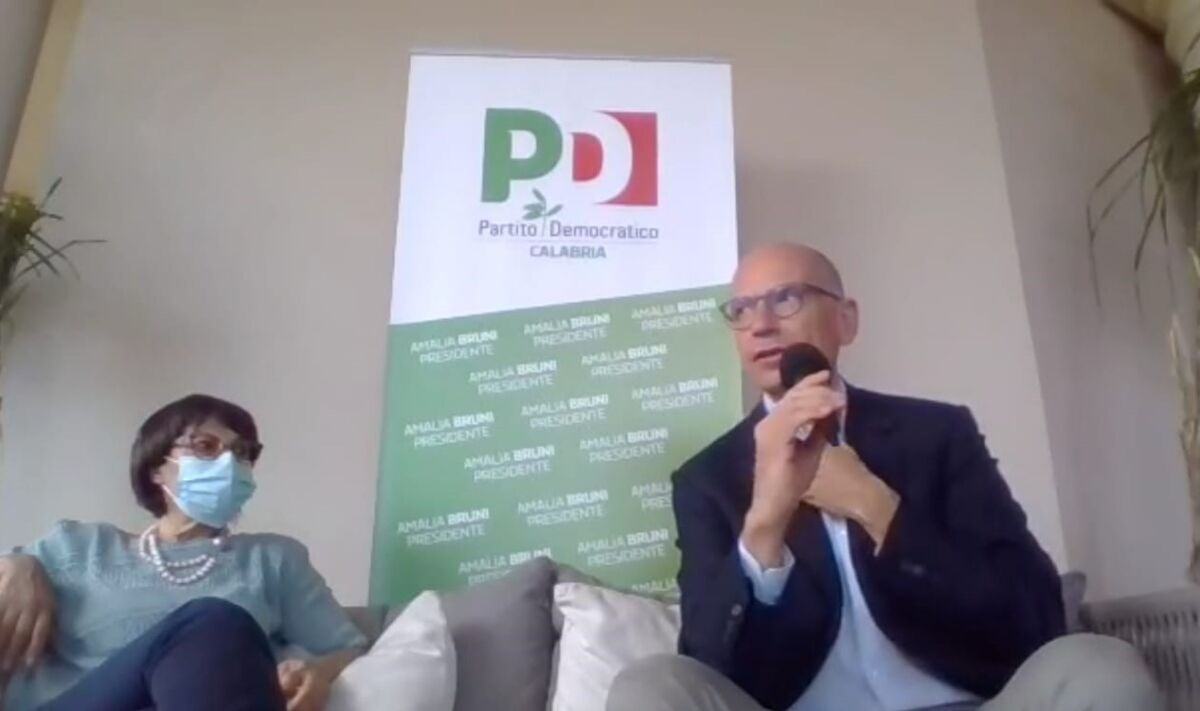 Amalia Bruni Enrico Letta