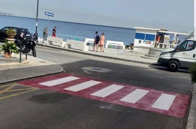 Strisce Pedonali Rosse Scilla 2