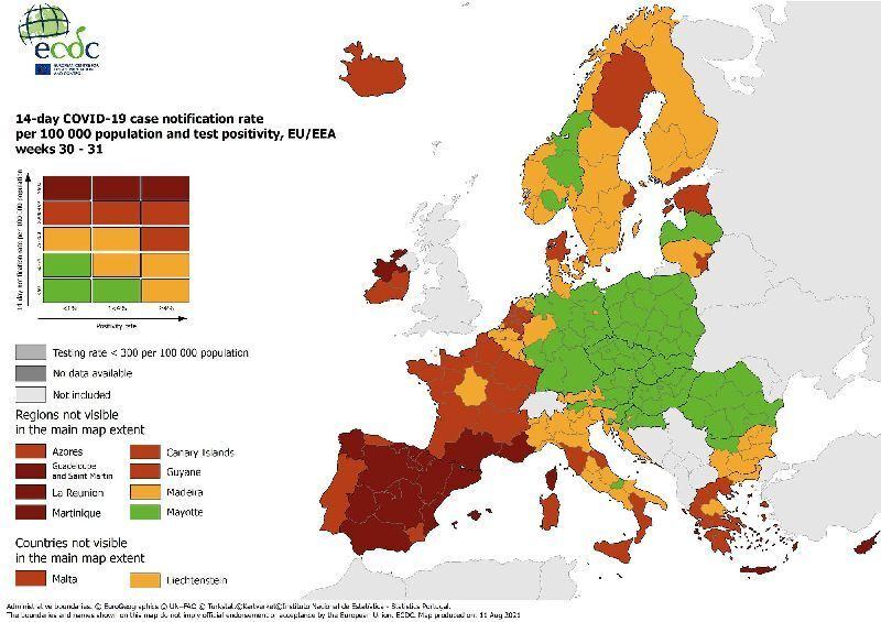 Mappa Ecdc 12 Agosto