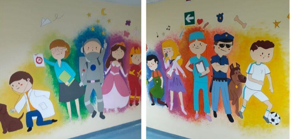 Murales Reparto Donazione Inner Wheel