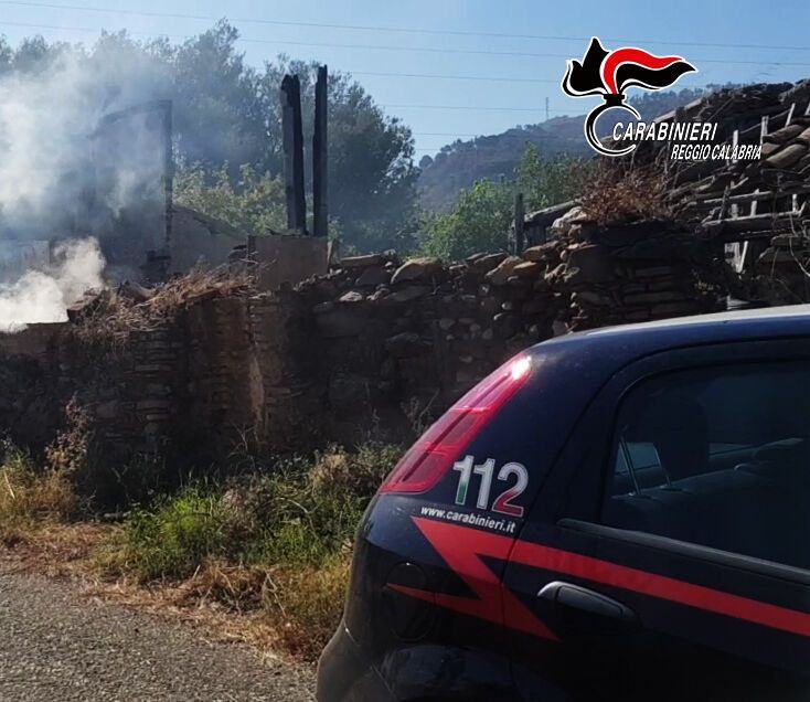 Incendio Carabinieri