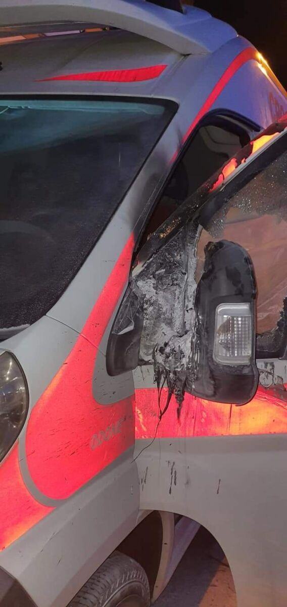 Atto Vandalico Ambulanza CRI 3