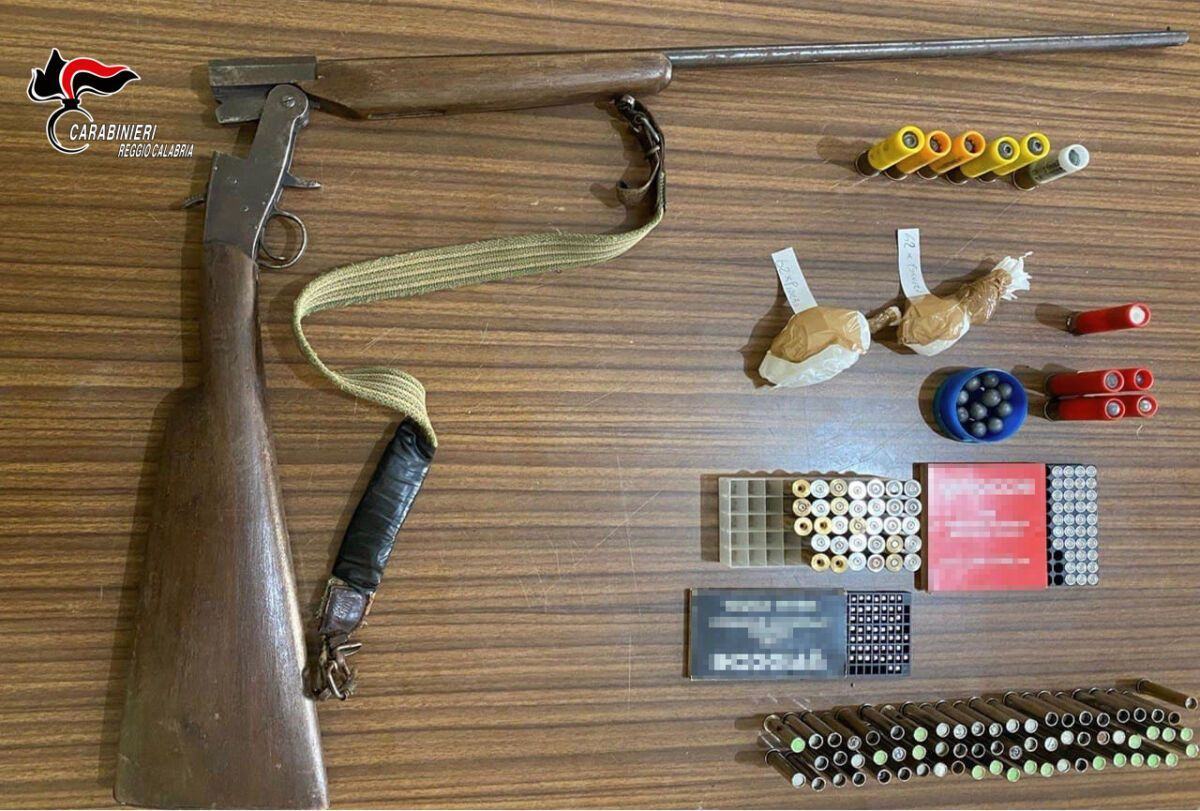 CAUOLONIA I CARABINIERI ARRESTANO 42ENNE PER DETENZIONE DI ARMA