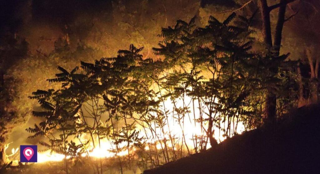 Incendi Collina Pentimele