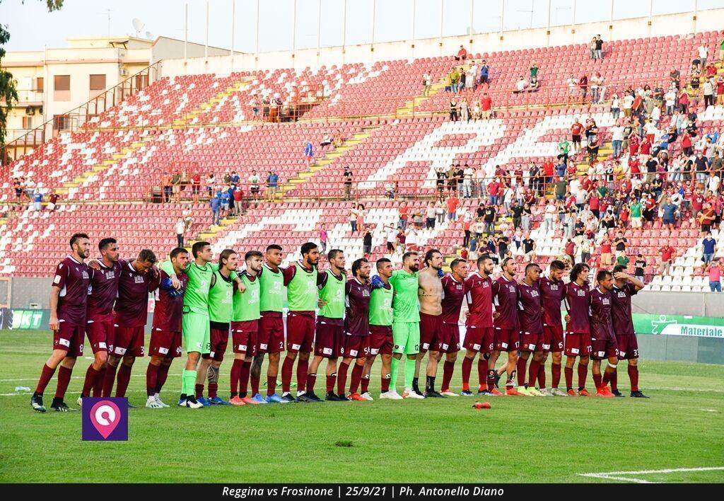 Reggina sotto curva sud