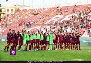 Reggina sotto curva sud