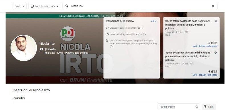 Campagna Elettorale Social Irto