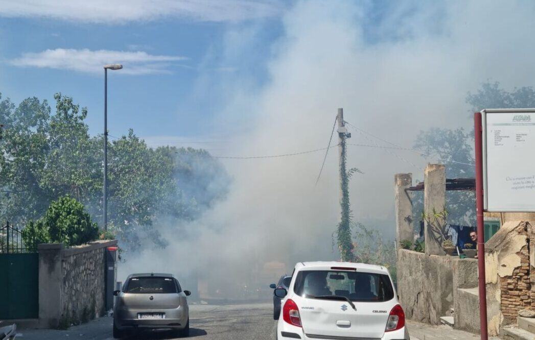 Incendio Via Cardinale Portanova 1